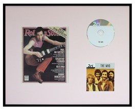 Pete Townshend 16x20 Framed Rolling Stone Cover &amp; The Who CD Set - £59.19 GBP