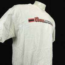 Coors Light Beer White Tshirt Sz XL Hanes Heavyweight - £16.64 GBP