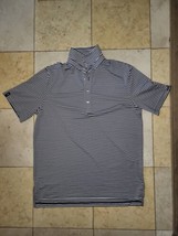 RLX Ralph Lauren Shirt Mens M Short Sleeve Stretch Golf Polo Blue/White ... - $25.22