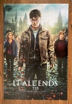 Harry Potter And The Deathly Hallows: Part 2 (2011) Double-Sided Advance 1-Sheet - £119.90 GBP