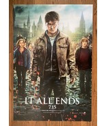 HARRY POTTER AND THE DEATHLY HALLOWS: PART 2 (2011) Double-Sided Advance... - $205.80 CAD