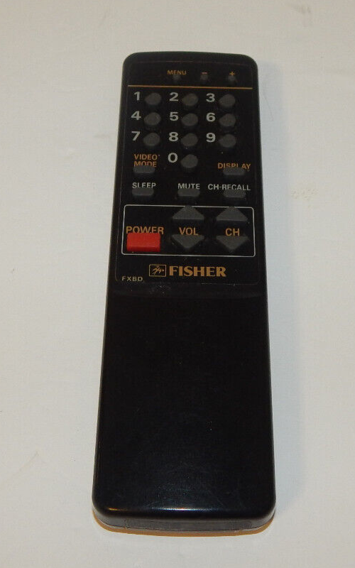Fisher FXBD Remote Control 436MB00401 For Fisher TV PC3520 PC4520 IR Tested - $16.64
