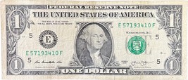 $1 One Dollar Bill 57193410, Birthday or Anniversary May 7 or July 5, 1934 - $4.99