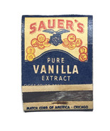 Sauer’s Vanilla Extract Duke’s Mayo Vtg 50s Advertising Matchbook Cover ... - $9.95