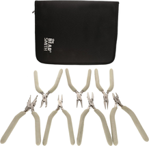 The Beadsmith Wire Elements Tool Set - 7-Piece Kit: round Nose, Bent Chain Nose - £135.22 GBP