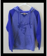 Tipsy Women&#39;s XL Purple Moose/Elk Hoodie - $39.59