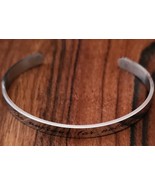 Inspirational Stainless-Steel Bracelet ~ Be anxious for nothing ~Philipp... - €29,96 EUR