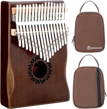 With A Portable Handbag And Tune Hammer Thumb Pianos Finger Harp (Mahoga... - £33.72 GBP