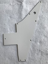 Fits Gibson 76 Explorer Re-Issue Style Guitar Pickguard Scratch Plate,White - £7.19 GBP