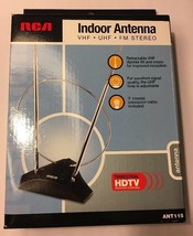 Indoor Antenna VHF/UHF/FM Stero Terrestrial, HDTV: ANT115, Made By RCA - $13.03