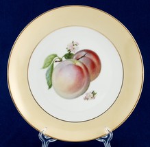 Tirschenreuth Bavaria Germany Peach Dessert Salad Plate US Zone Fruit - £7.99 GBP