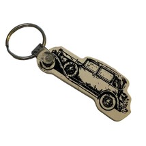 JC Taylor Antique Auto Insurance Charm Keychain Double Sided Souvenir Co... - $5.87