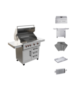 Bear Grill - 34&quot; Polar Bundle – Grill, Cart, Griddle, Sear Burner, Cover... - €5.067,04 EUR+