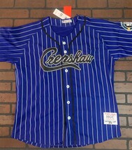 CRENSHAW Victory Lap Blue Pinstripe Headgear Classics Baseball Jersey ~N... - $1,535.69 MXN