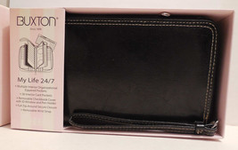 New w Box Womans Buxton Vintage My Life 24/7 Wallet Wristlet Organizational - £19.29 GBP