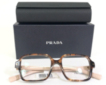 PRADA Eyeglasses Frames VPR A02 07R-1O1 Tortoise Beige Square Full Rim 5... - $158.73
