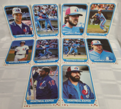 1982 MONTREAL EXPOS MLB BASEBALL TEAM OPC O-PEE-CHEE PHOTO CARD LOT VINTAGE - £27.37 GBP