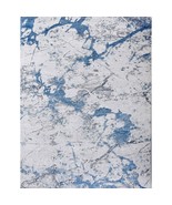 Silver Blue Area Rug: Soft, Washable Zara Rug - $112.99