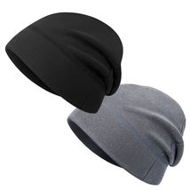 2x Military Fleece Beanie Skull Cap Winter Warm Helmet Liner Watch Ski M... - £18.72 GBP