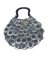 Handbag Purse MAD STYLE Sterling Teardrop Handmade Shell Mother of Pearl... - $92.57