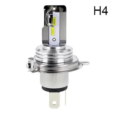 EURS 1pcs H4 Led Motorcycle Headlight 12V BA20D LED HS1 H6 Led Moto Bulbs Super  - $187.51