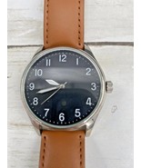 Men&#39;s Classic Style Tan Faux Leather Strap Watch FMDJO0124 Japan NEW BAT... - £13.23 GBP