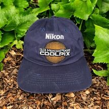 Vintage Nikon Dad Hat Baseball Cap 3.3 Mega Pixel COOLPIX Cap Y2K 2000s ... - $29.47