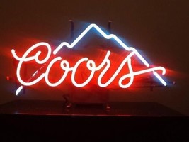 New Coors Light Mountain Beer Neon Sign 24&quot;x20&quot; - £196.72 GBP