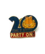 Garfield The Cat 20th Anniversary Vintage Metal Pin - $6.79 CAD