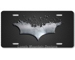 Batman Dark Knight Inspired Art Carbon Grill Flat Aluminum Novelty Licen... - £14.22 GBP