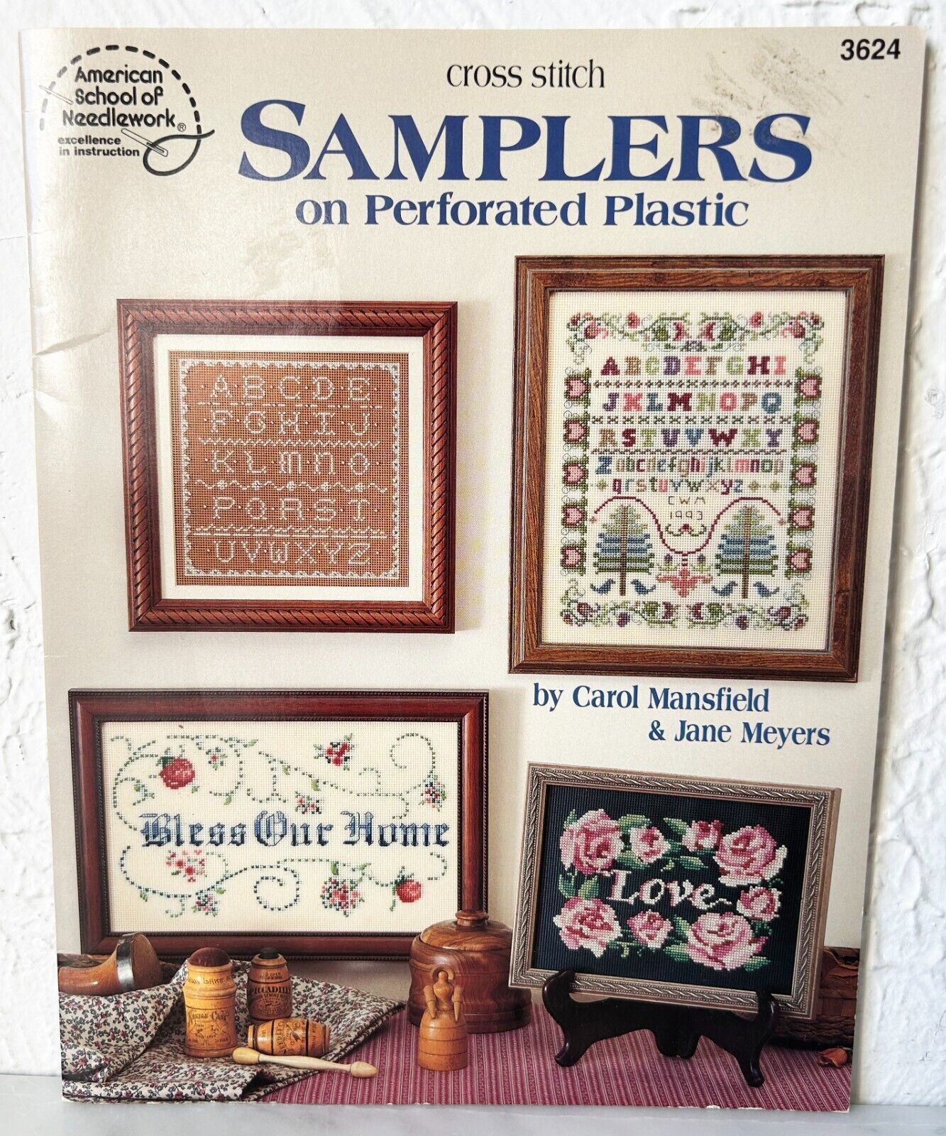 Cross Stitch Samplers Circa 1800 on Perforated Plastic Leaflet 3624 - £7.10 GBP