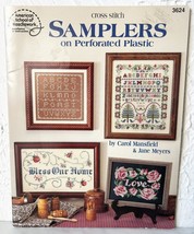 Cross Stitch Samplers Circa 1800 on Perforated Plastic Leaflet 3624 - $9.45