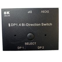 8K DisplayPort 1.4 Switch, iXever DP DisplayPort 1.4 Bi-Direction Switch... - $14.73
