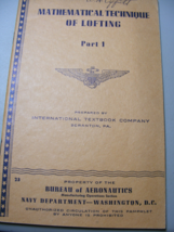 1943 WW2 Navy Aeronautics Mathmatical Techniques of Lofting Booklet 23 - $460.95 MXN