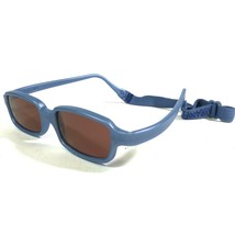 Miraflex Sunglasses NEW BABY 2 Blue Rectangular Frames with Red Lenses - $58.72