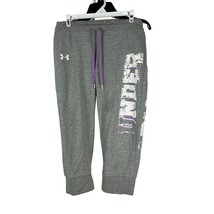 Under Armour Women&#39;s Gray Drawstring Waist Joggers Size S - £16.08 GBP