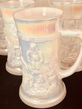 Federal Tavern Mugs Tankard Steins Colonial Milk Glass Tall  (6) 5-7/8&quot; ... - £31.06 GBP