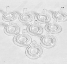 10 PREEMIE Size “No Hole” Nipples *Fit Standard Size Ring For Reborn Dol... - $9.90