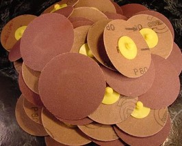 50pc 3 " Roll Lock Sanding Disc 80 Grit Made In Usa Heavy Duty Sand - $29.99