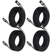 Four-Piece Dmx To Dmx Stage Lighting Cable 25 Feet Long, With An Impedan... - £46.13 GBP