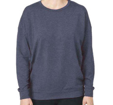 Tuff Womens Crewneck Sweatshirt Size Small Color Blue Melange - £23.53 GBP