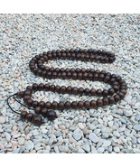 Indonesian Rosewood Prayer Beads 108 Buddhist Mala Dalbergia Latifolia 8... - $36.00