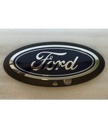 11&quot; grill emblem w/ camera hole for 2021+ Ford F-150 chrome black blue. ... - $35.96