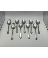 Set of 9 Gorham 18/8 Stainless Steel CALAIS Oval Place Spoons - £118.02 GBP