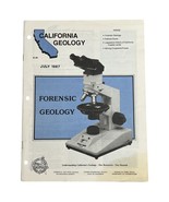 California Geology Magazine Conservation Mines July 1987 Forensic Pothol... - $262.05 MXN