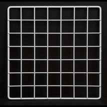  Mini 14 x 14&quot; White Wire Grid Storage Cube Closet Garage Organizer Pane... - $22.49