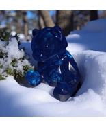 December Blue Topaz Faceted Resin Bear - $6.00