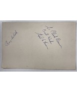 Ray Schalk (d. 1970) Signed Autographed Vintage 5x8 Signature Page - Mue... - £157.26 GBP