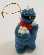 Sesame Street Cookie Monster Porcelain Christmas Tree Ornament Muppets - £11.66 GBP