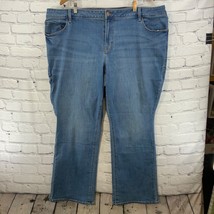Old Navy Blue Jeans Kicker Boot Cut Womens Plus Sz 24 Short - £15.91 GBP